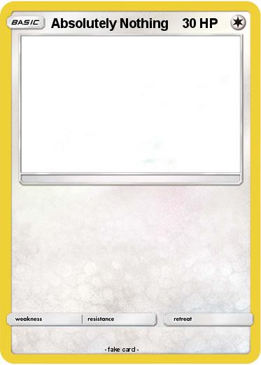 Pokemon Absolutely Nothing