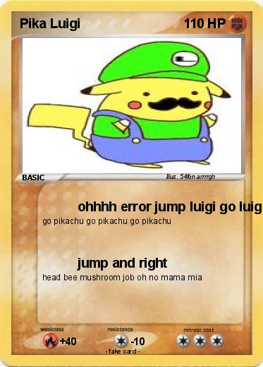 Pokemon Pika Luigi
