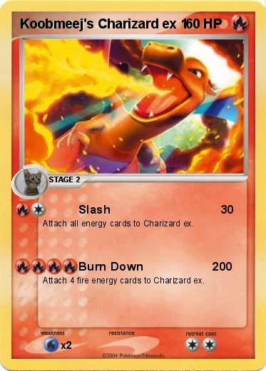 Pokemon Koobmeej's Charizard ex 1