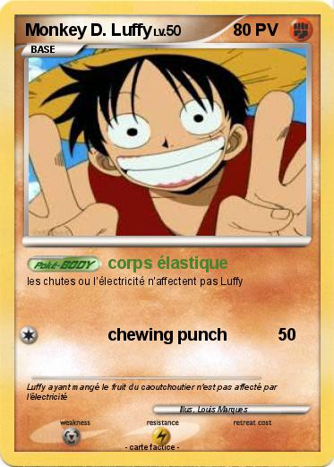 Pokemon Monkey D. Luffy