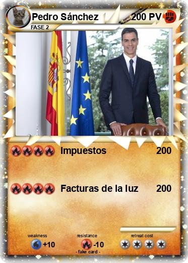 Pokemon Pedro Sánchez