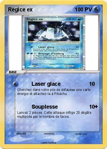 Pokemon Regice ex