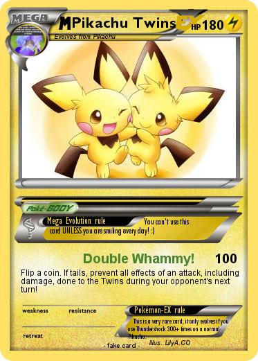 Pokemon Pikachu Twins
