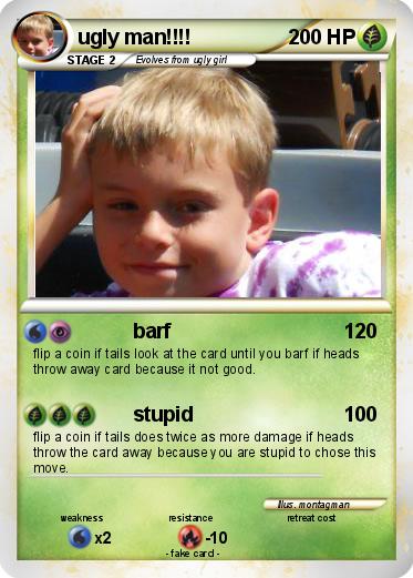 Pokemon ugly man!!!!