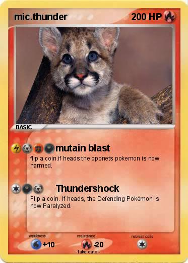 Pokemon mic.thunder