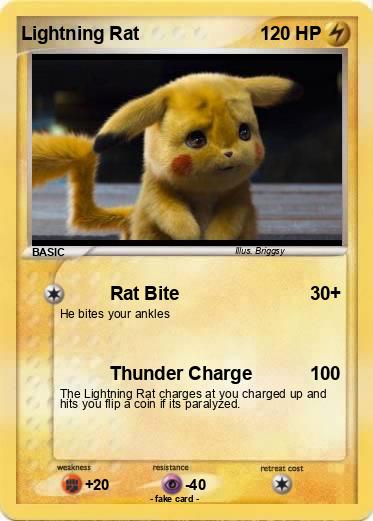 Pokemon Lightning Rat
