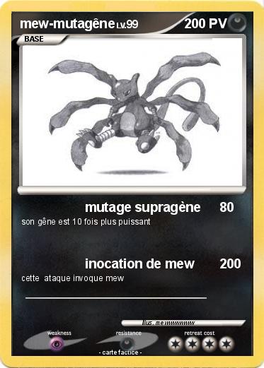 Pokemon mew-mutagêne