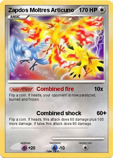 Pokemon Zapdos Moltres Articuno