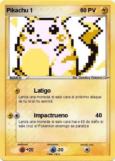 Pokemon Pikachu 1
