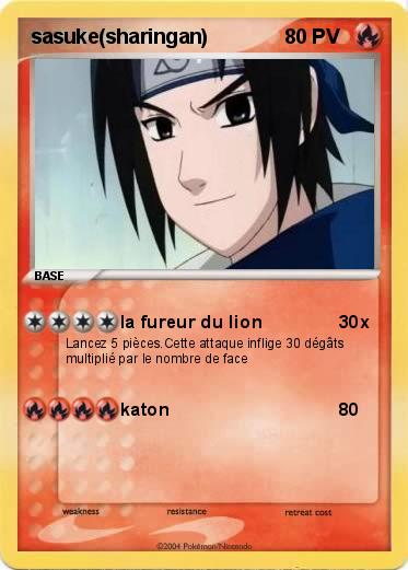 Pokemon sasuke(sharingan)