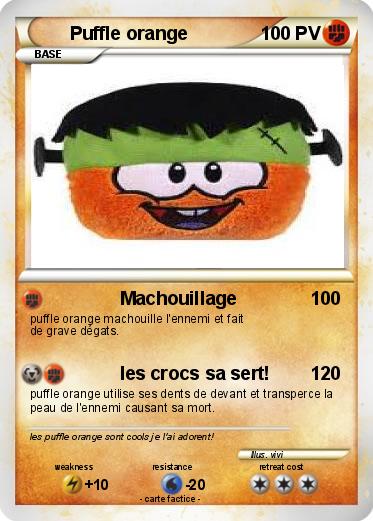 Pokemon Puffle orange