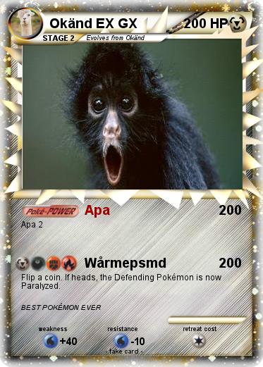 Pokemon Okänd EX GX