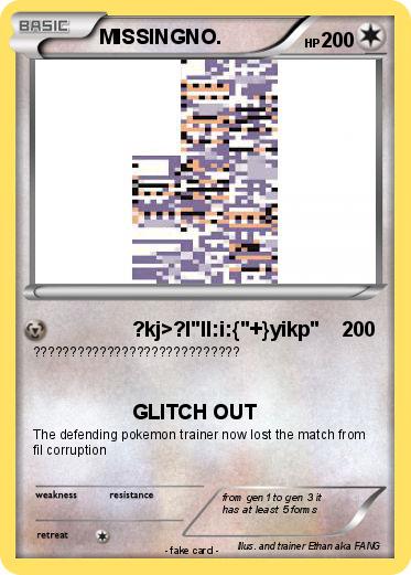 Pokemon MISSINGNO.