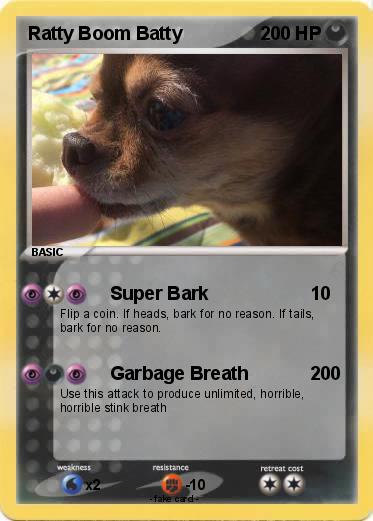 Pokemon Ratty Boom Batty