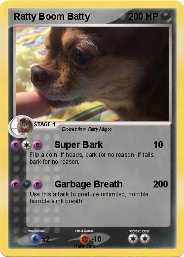 Pokemon Ratty Boom Batty