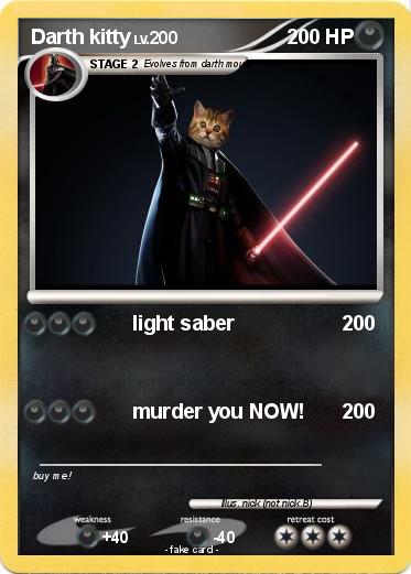 Pokemon Darth kitty