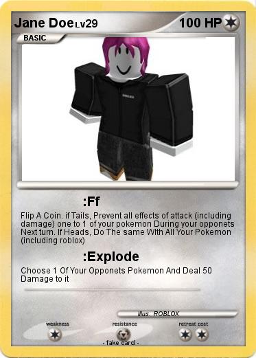 Pokemon Jane Doe