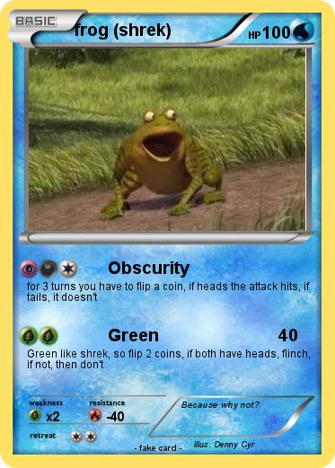 Pokemon frog (shrek)