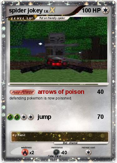 Pokemon spider jokey