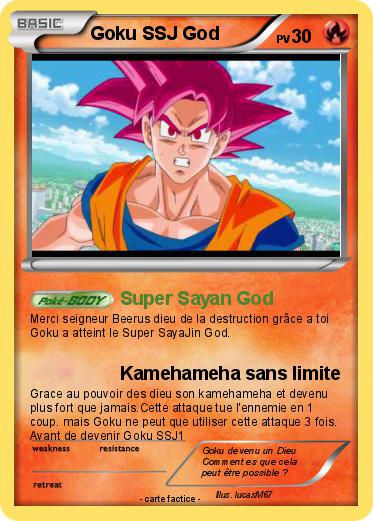 Pokemon Goku SSJ God