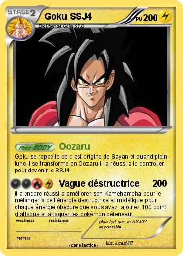 Pokemon Goku SSJ4