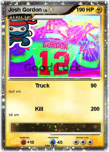 Pokemon Josh Gordon