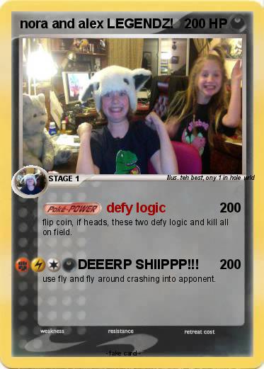 Pokemon nora and alex LEGENDZ!