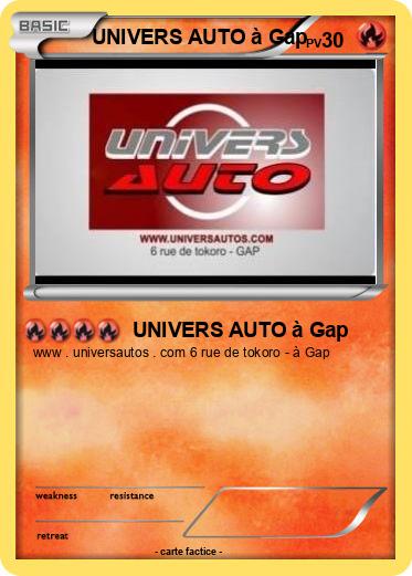 Pokemon UNIVERS AUTO à Gap