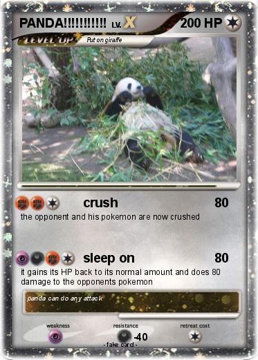 Pokemon PANDA!!!!!!!!!!!