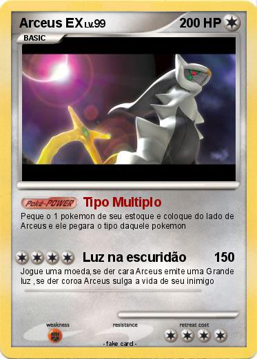 Pokemon Arceus EX