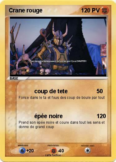 Pokemon Crane rouge