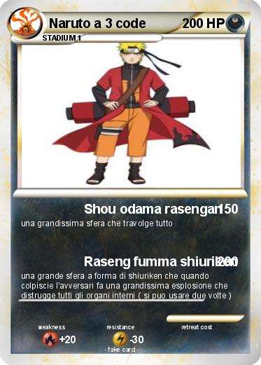 Pokemon Naruto a 3 code