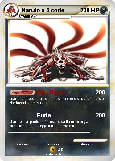 Pokemon Naruto a 6 code