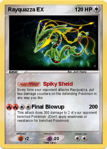 Pokemon Rayquazza EX