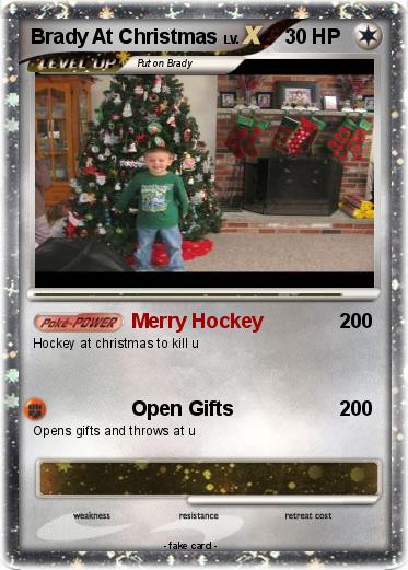 Pokemon Brady At Christmas