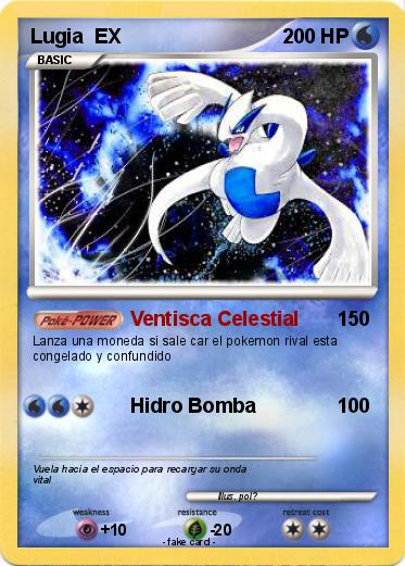 Pokemon Lugia  EX