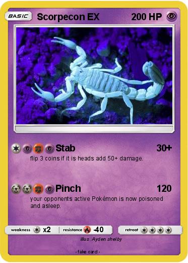 Pokemon Scorpecon EX