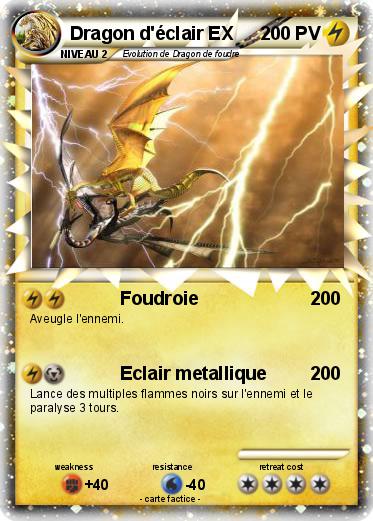 Pokemon Dragon d'éclair EX