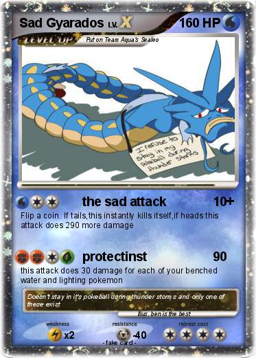 Pokemon Sad Gyarados