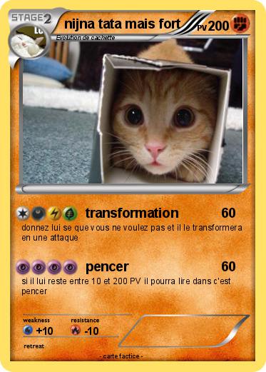 Pokemon nijna tata mais fort