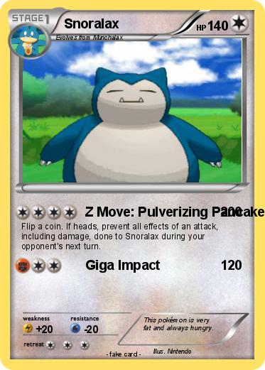 Pokemon Snoralax