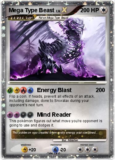 Pokemon Mega Type Beast