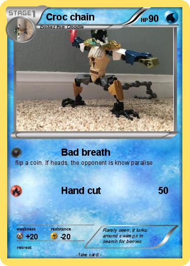 Pokemon Croc chain