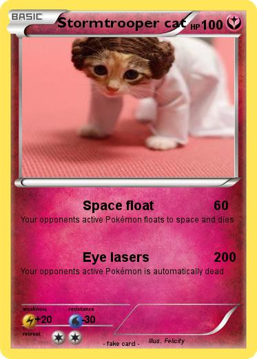 Pokemon Stormtrooper cat
