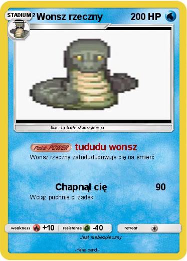 Pokemon Wonsz rzeczny
