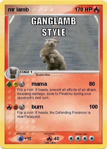 Pokemon mr lamb