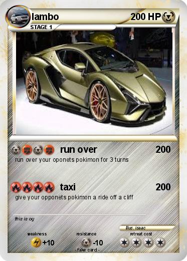 Pokemon lambo