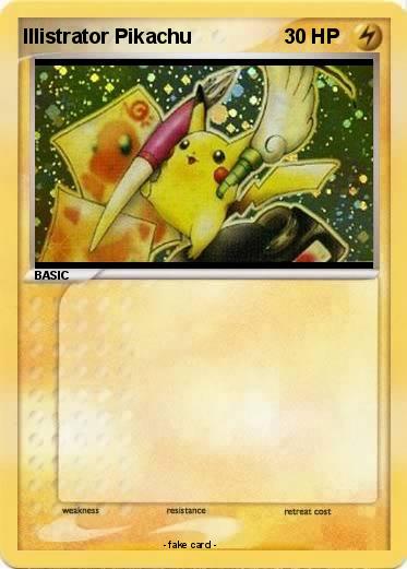 Pokemon Illistrator Pikachu