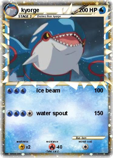 Pokemon kyorge