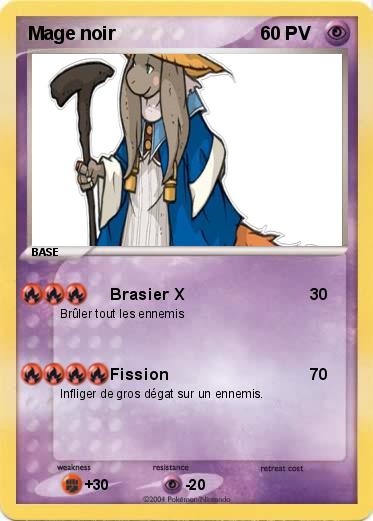Pokemon Mage noir